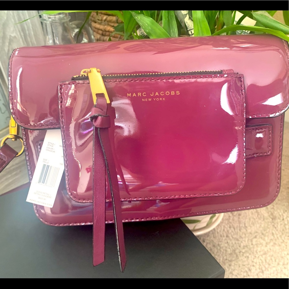 Marc Jacobs Purple Leather purse